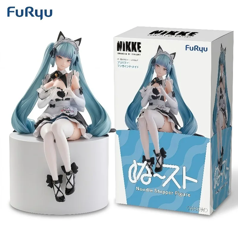 В наличии 100% Оригинальная коллекционная фигурка FuRyu NIKKE Privaty Unkind Maid Noodle Stopper, аниме-фигурка, украшение для рабочего стола и дома, подарки