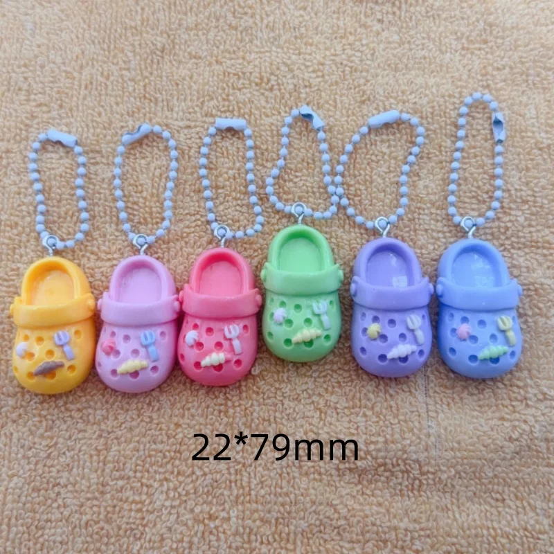 6 قطع من سلسلة مفاتيح الأحذية المحاكاة من الراتنج، مناسبة لتزيين الحقيبة، الخيار الأفضل للهدايا