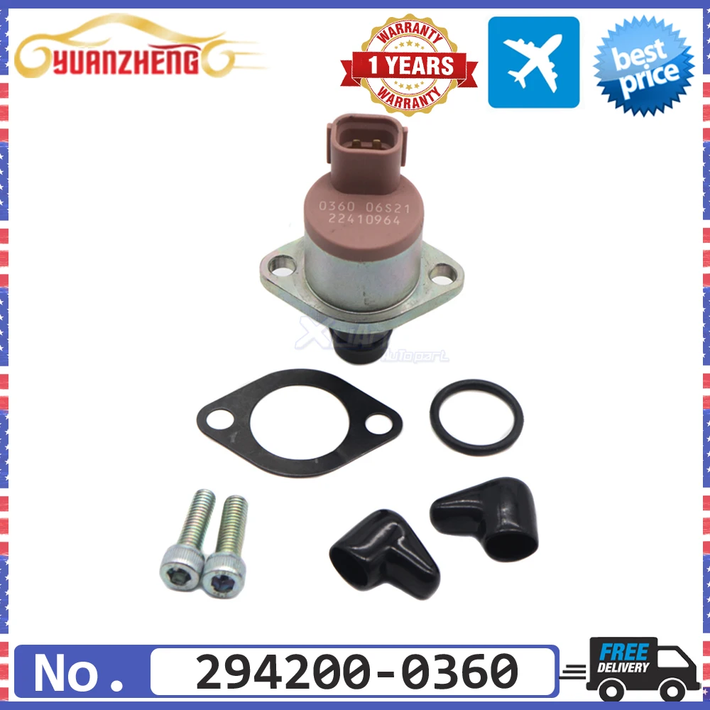 High Pressure Fuel Pump Metering Solenoid Regulator Suction Control SCV Valve 2942000360 For Land Rover Defender 294200-0360