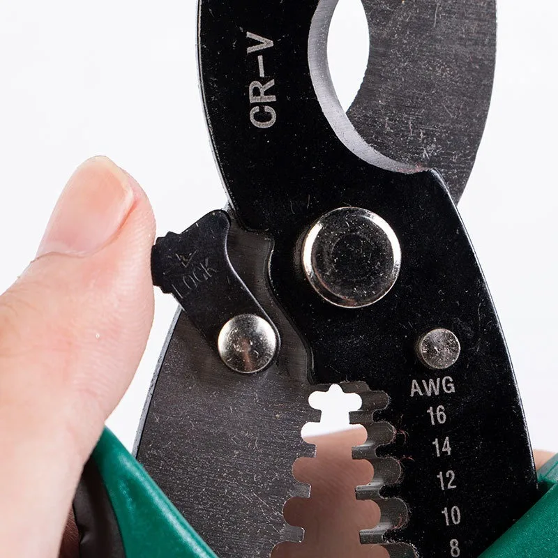 All-in-one Wire Stripper for Electricians Mechanics Wire Stripper Tool Cable Stripper Auto Cutter Crimper 8-inch Hot Selling view 2