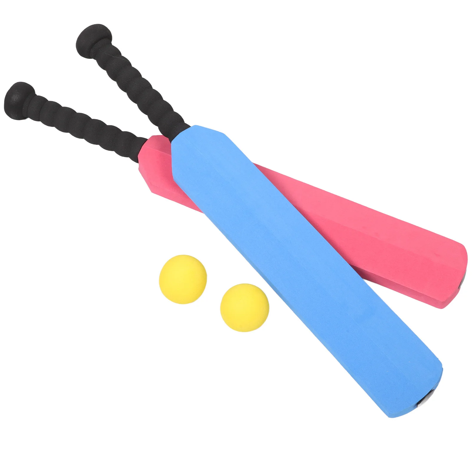 1Set Cricket Bat and Ball Set for Children Safe Soft Eva Material Lightweight Bat for Indoor Outdoor Skill Development