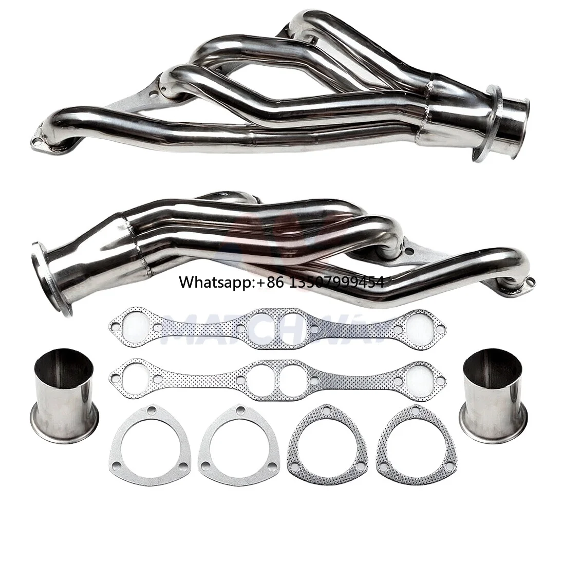

MATCHWAY Stainless Steel Headers for Small Block SB V8 262 265 283 305 327 350 400