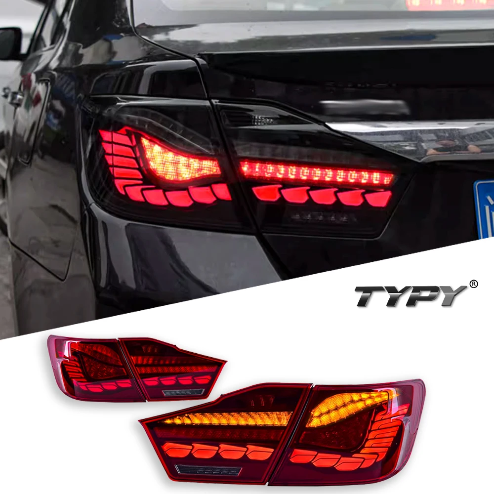 

TYPY Car For Toyota Camry 7th Taillight 2012-2014 Upgrade Modified to New DRL Dynamic Turn Signal LED Taillight Auto Accessories