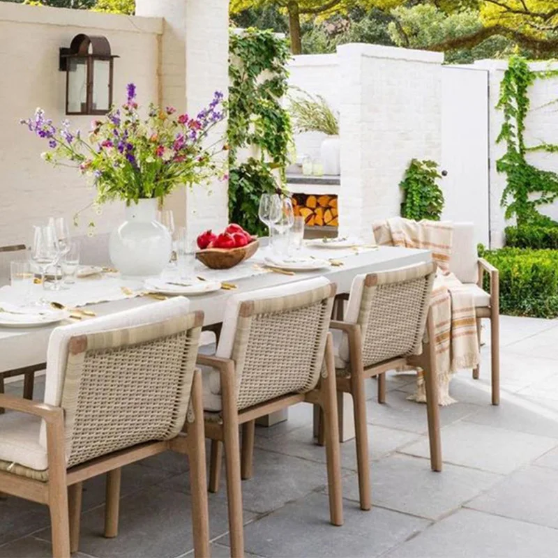 

Customizable outdoor tables and chairs B & B outdoor leisure terrace