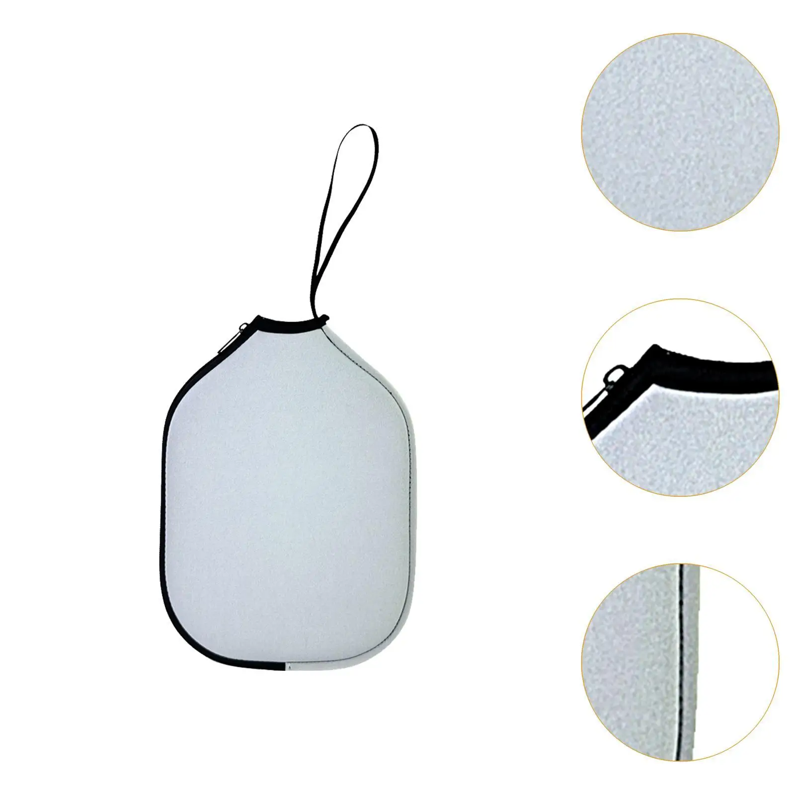 Waterproof Neoprene Pickleball Paddle Cover Durable Head Case Dustproof Storage Carrier for Outdoor Sports