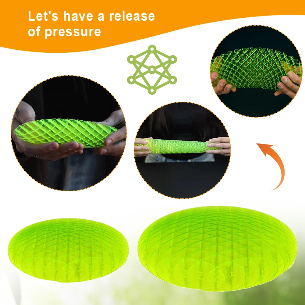 Fidget Worm Stress-relieving Elastic Mesh Stress-relieving Healing Toy For Adults Office Workers Students Stress Anxietys Relief