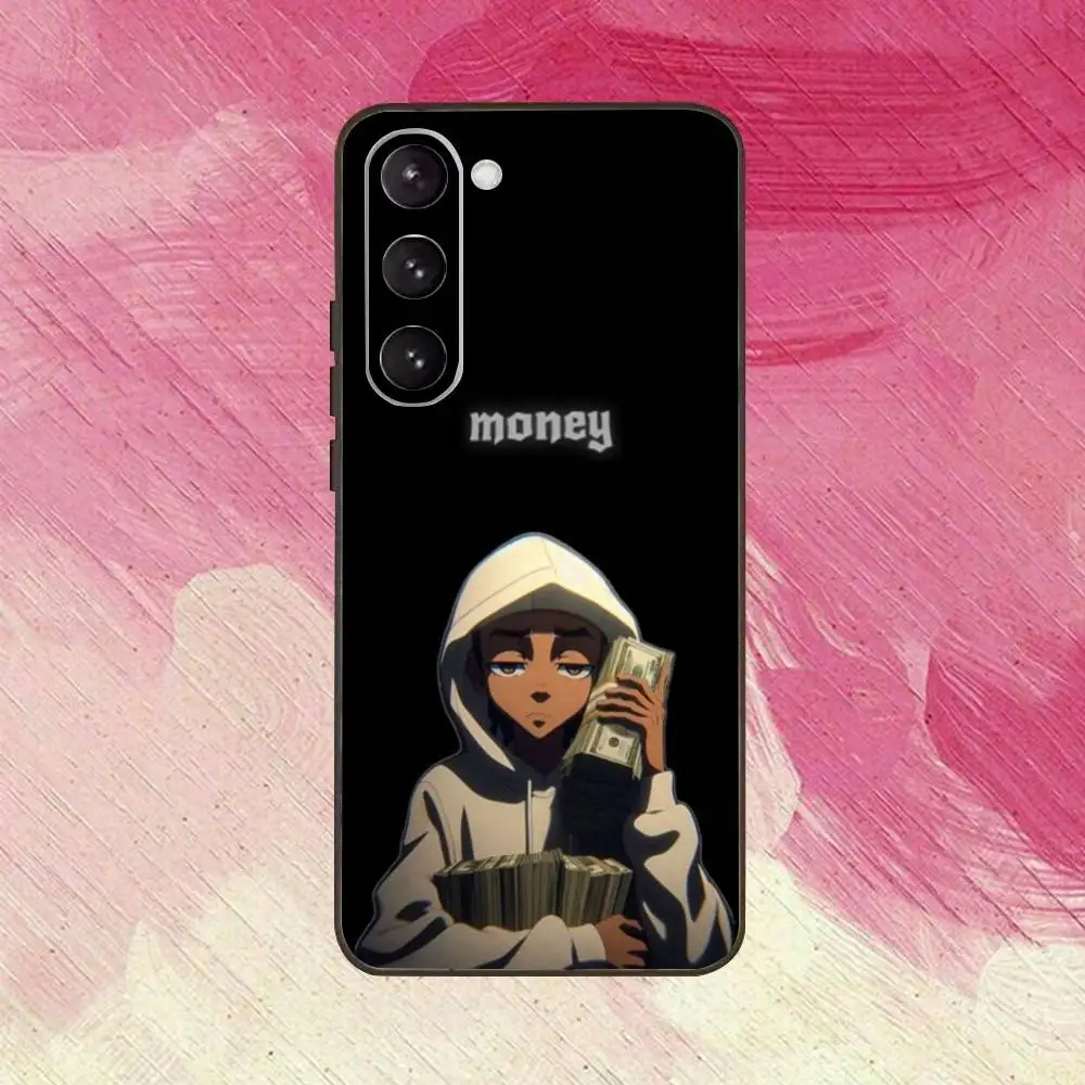 حافظة لهاتف سامسونج جالاكسي A73، A72، A71، A70، A53، A52، A51، أخرى غطاء أسود ناعم