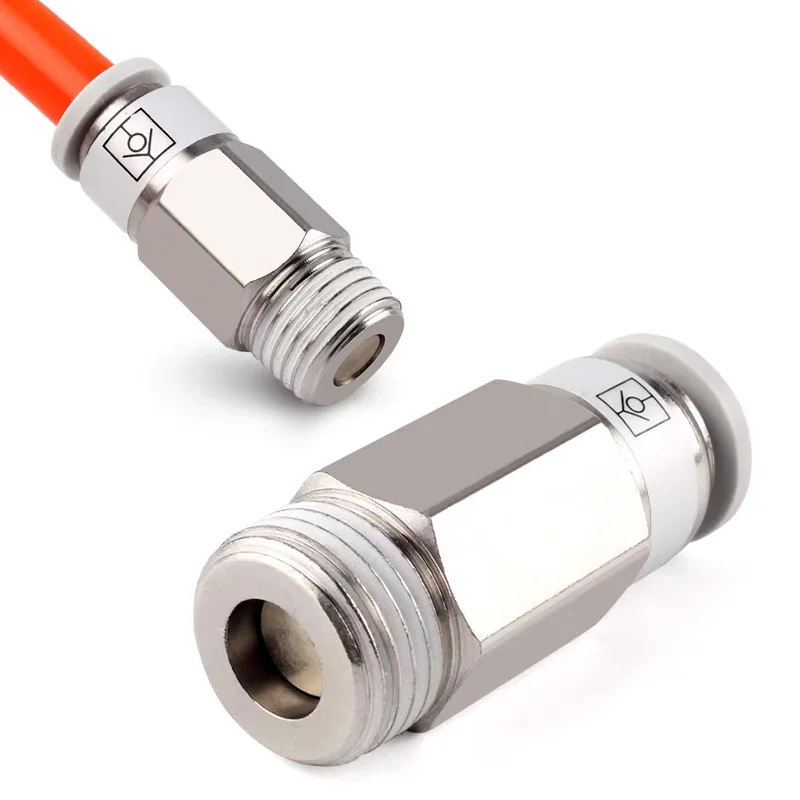 1pcs SPC VPC Pneumatic Pipe Control Valve Non-Reversing 4mm-10mm12mm One-way Valve Quick Plug One Way Pneumatic Pipe Connector