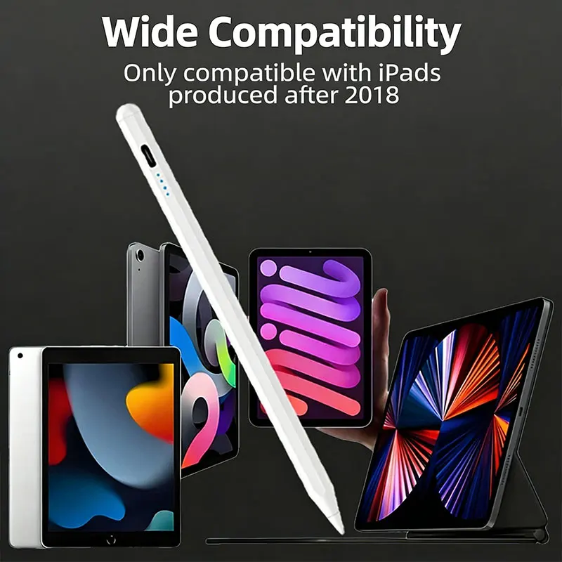 Stylus Pen for iPad Pencil 11th A16 Generation, Apple Pencil Palm Rejection & Tilt Sensitivity, Compatible 2018-2025 iPad6-10th
