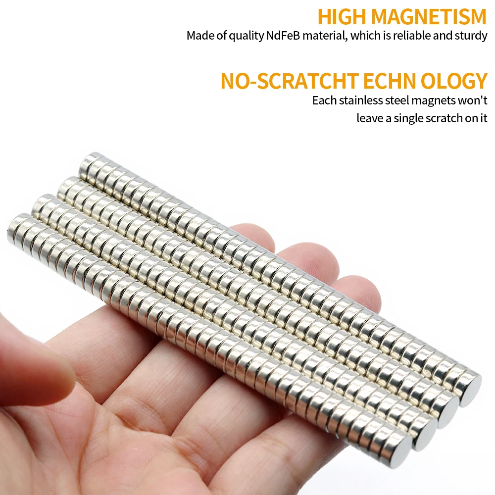 20/40/60 Pcs 8x3 Neodymium Magnet 8mm X 3mm N35 NdFeB Round Super Powerful Strong Permanent Magnetic Imanes 8*3