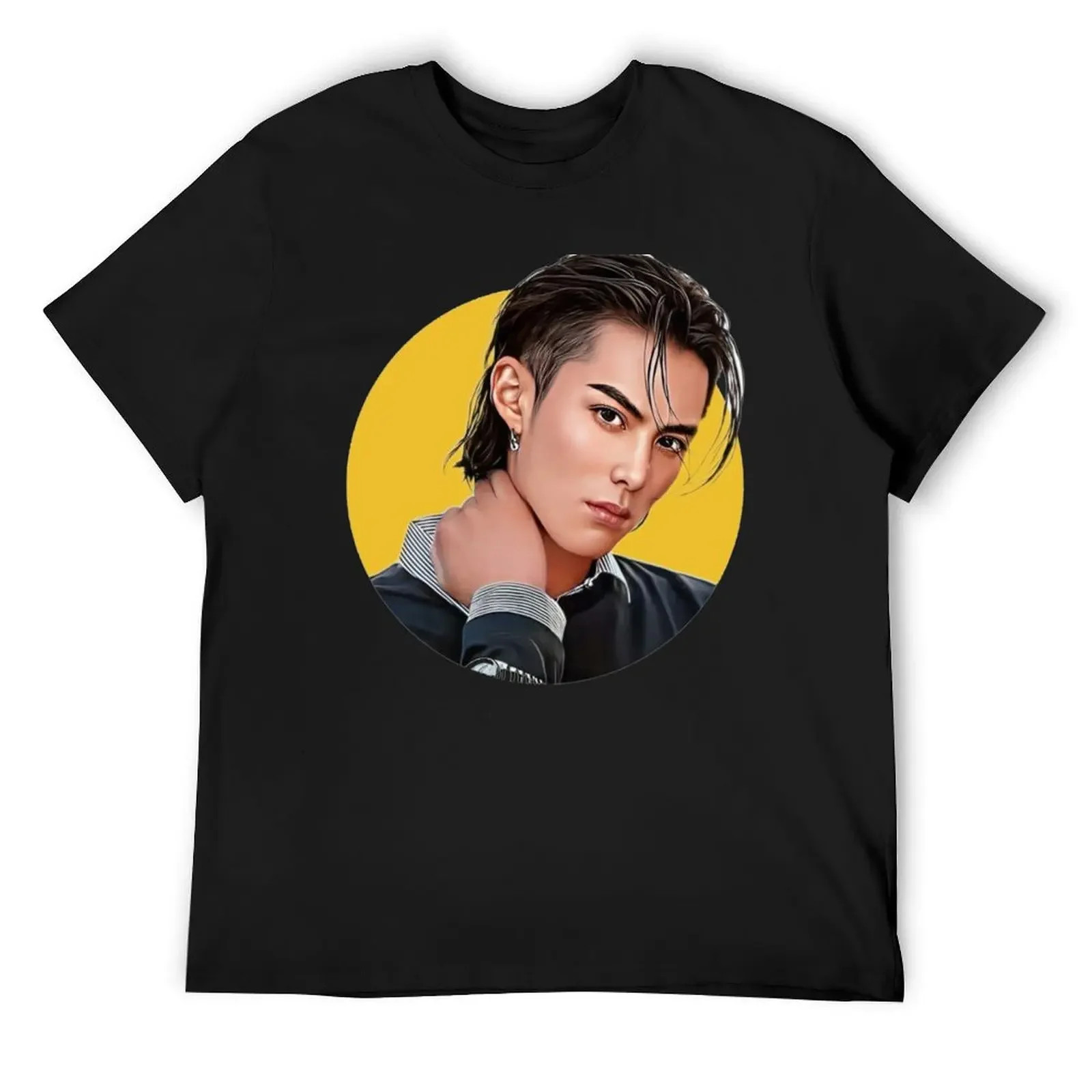 Dylan Wang Cute Actor T-Shirt quick-drying shirts graphic blanks plus size tops mens cotton t shirts