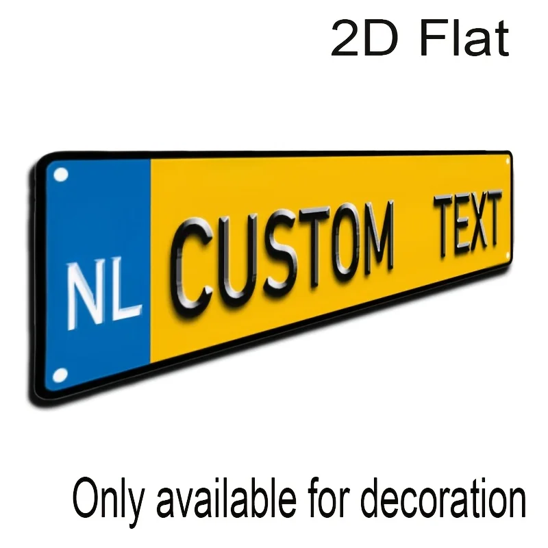 Custom Retro License Plate Metal Sign, Personalized Car Number Tin Plaque, Wall Art Decoration for Bar Garage Cafe, Great Gift f image 6