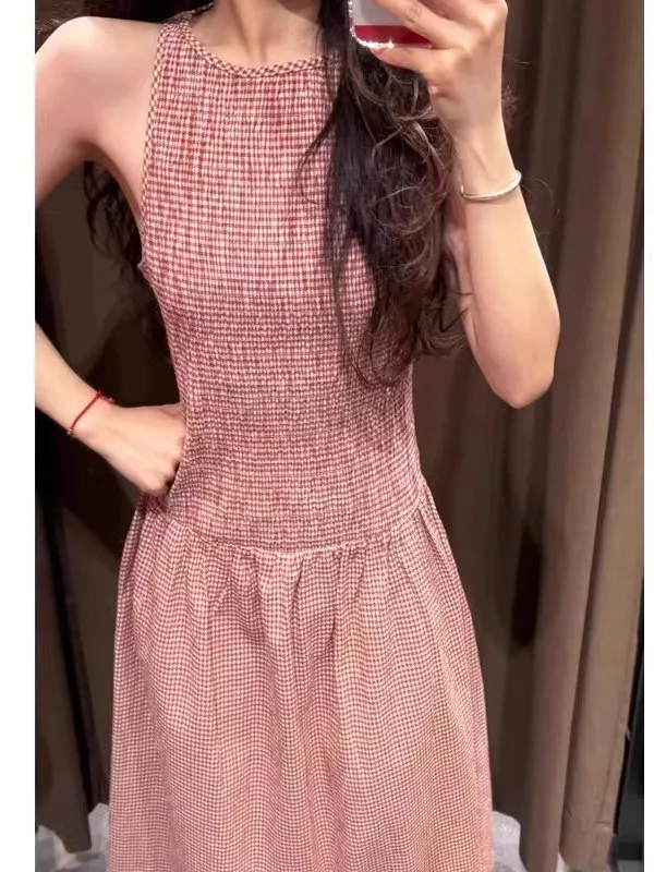 سترة نسائية لربيع 2025 من القطن والكتان كبيرة الحجم سترة Dr منقوشة طويلة غير رسمية مستديرة Ne No Sve لربيع وصيف Au...