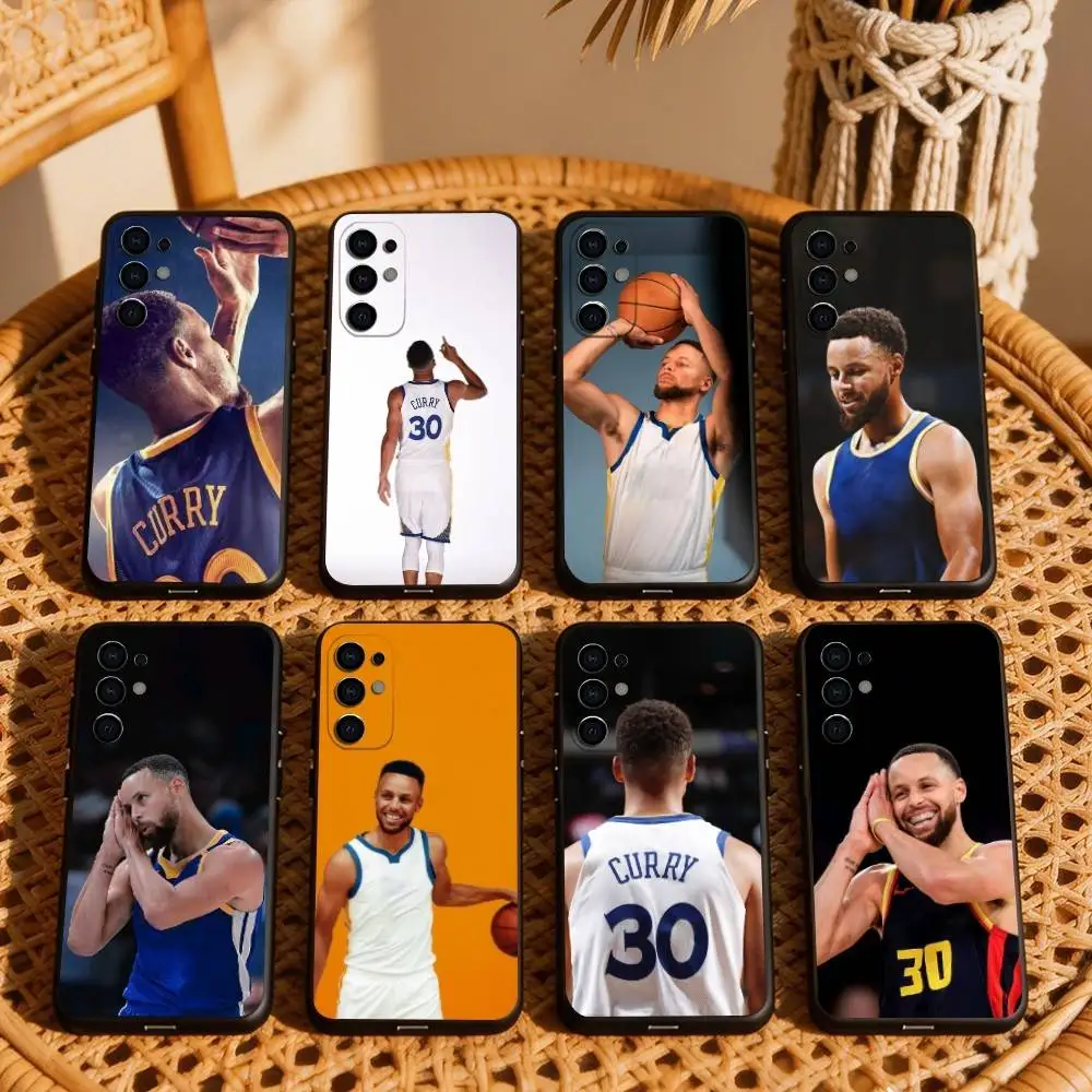 Basketball S-Stephen Curry 30  Phone Case For Samsung S25,S24,S21,S22,S23,S30,Ultra,S20,Plus,Fe,Soft Silicone Black Cover
