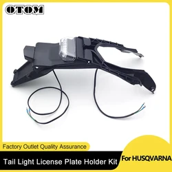 Motorcycle Tail Light Assembly Taillight Bracket License Plate Holder Extension For HUSQVARNA FE TE 250 300 350 450 2020-2023