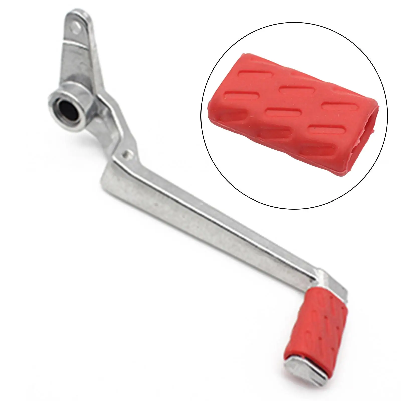 Red Motorcycle Brake Lever Silicone Foot for High Performance Anti Corrosion Shoe Surface