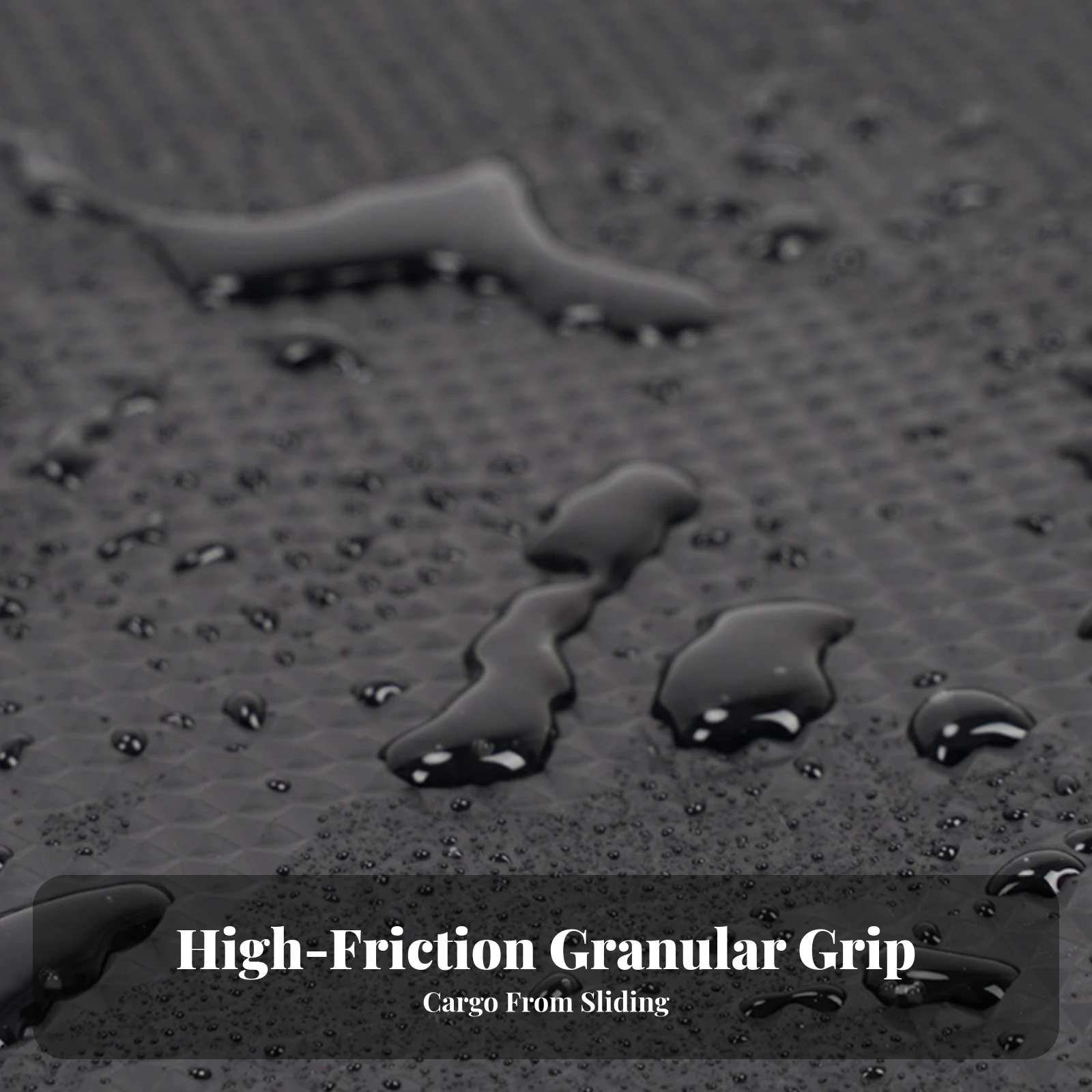 Rear Trunk Mat Heavy Duty Cargo Area Liner Cargo Mat with Textured Surface All-Season Extra Thick for Drivers, Everyday Hauling
