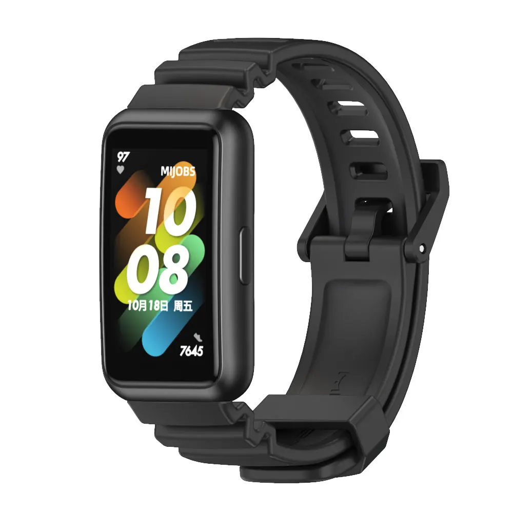 سيليكون حزام لهواوي حزام (Band) ساعة 7 سوار الملحقات الذكية استبدال جديد حزام الساعات معصمه Correa لهواوي 7 الفرقة