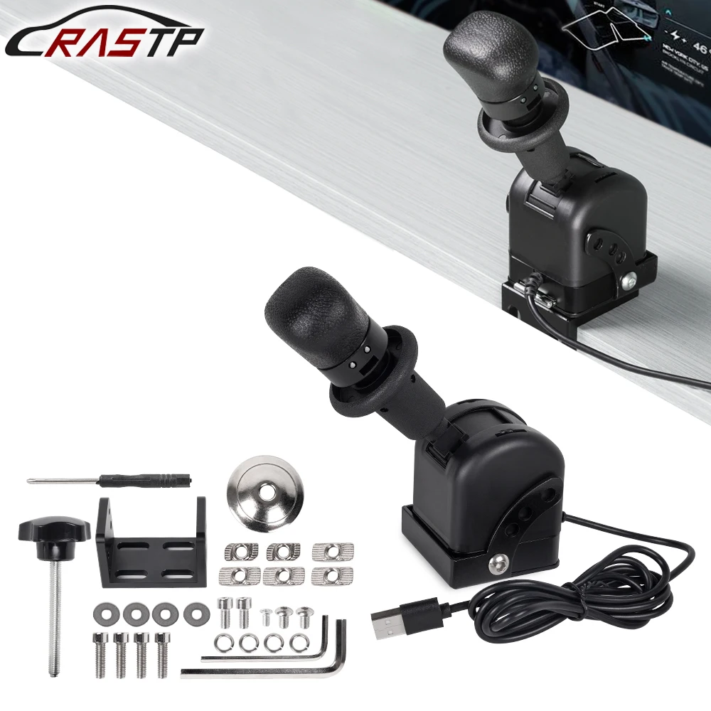 RASTP-PC USB SIM Handbrake ETS2 American and European Racing Game Simulator Air Brake for G20 G27 G29 RS-SFN191