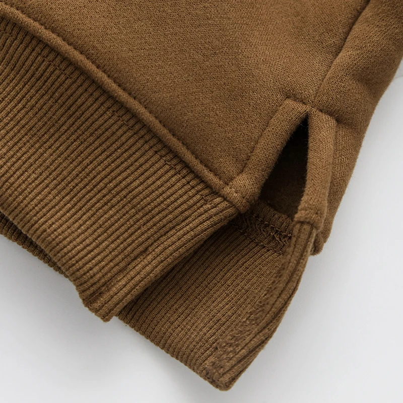 Kinder kleidung Jungen und Mädchen Baumwolle Plüsch warme Sweatshirts Herbst Winter neue Kinder Revers lässig lose Langarm pullover – Detail 38