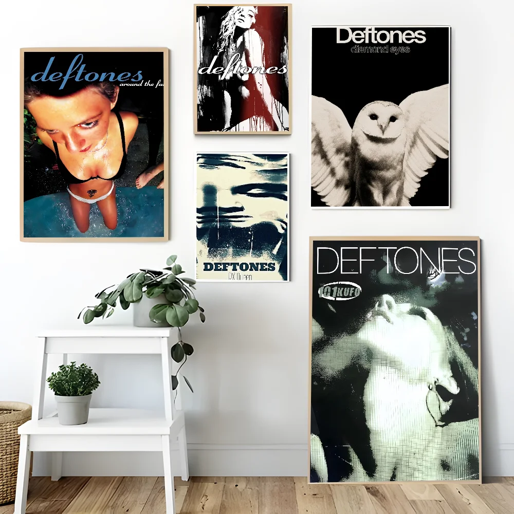 Singer Star Deftones Whitepaper Poster HD Quality Poster Wall Art Painting Study Room Wall Decor