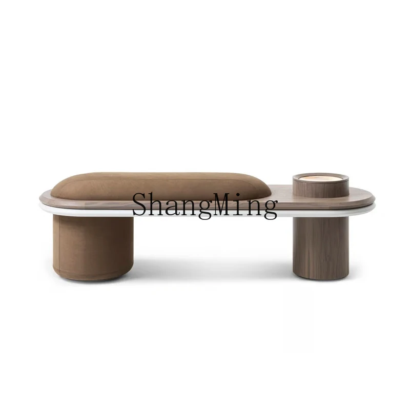 

CL minimalist fabric bedside stool modern minimalist entrance entrance shoe change bedroom cloakroom wooden bench