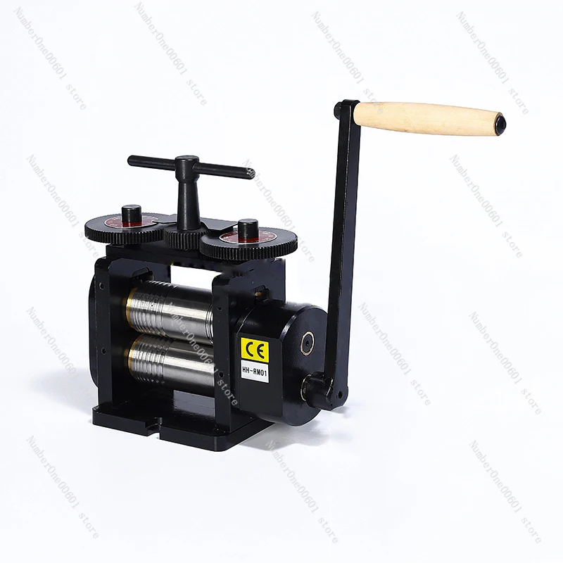 

High Quality Jewelry Manual Rolling Mill Combination Flat Square & Half Round 110 MM Rollers HH-RM01A