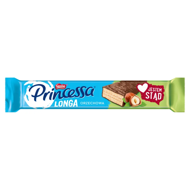 Princessa Longa Wafel z kremem orzechowym 40g