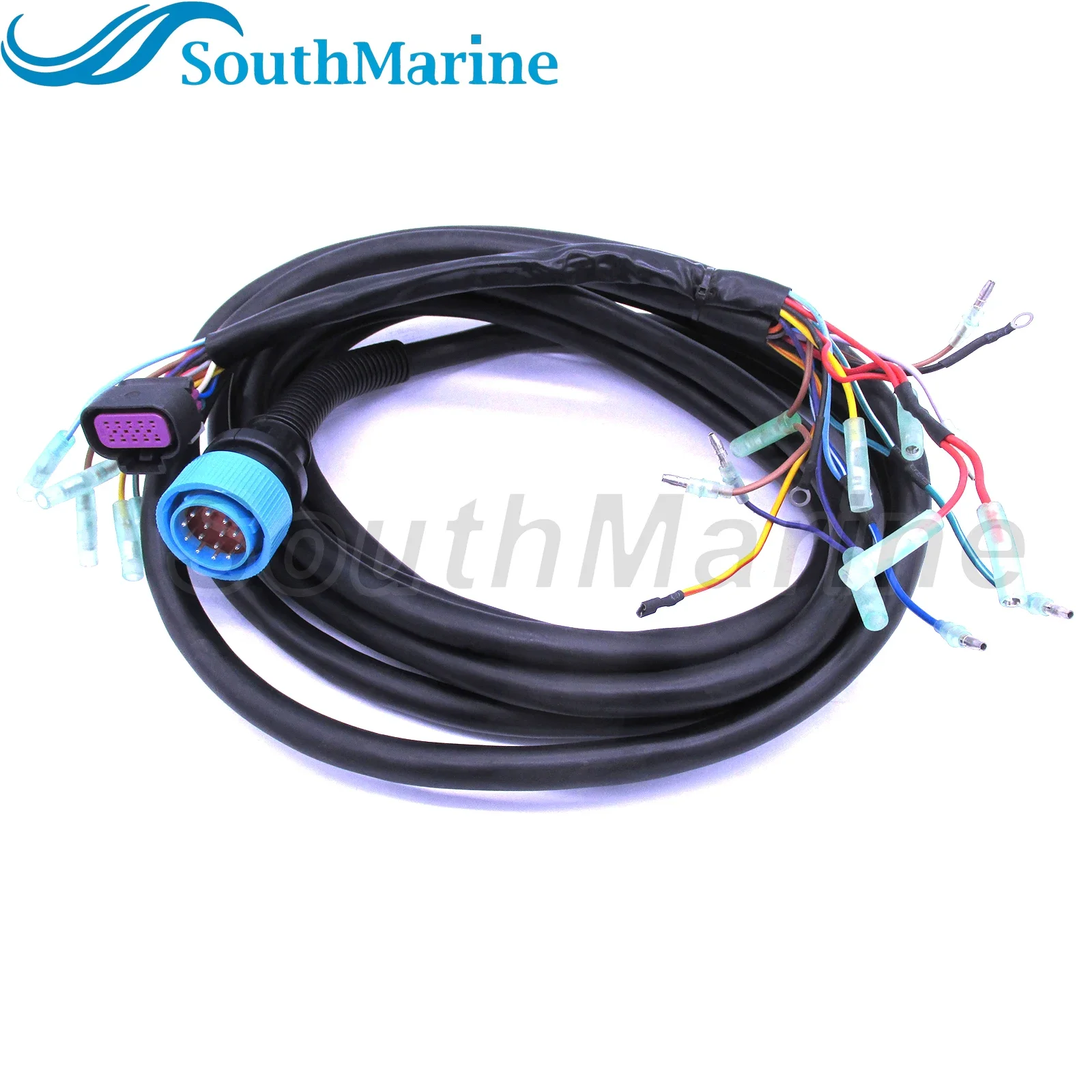 Outboard 896536T01 Cable Main Wire Harness for Mercury MerCruiser Quicksilver 881170A13 Remote Control Box, 8 Pins, 15ft/4.57m