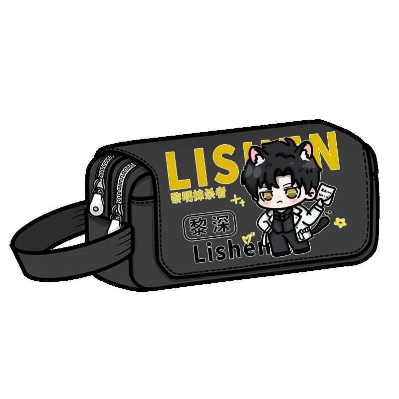 Game Love and Deepspace Cos Zayne Rafayel Xavier Double-layer Simple Portable Portable Canvas Cartoon Print Pencil Case Gift