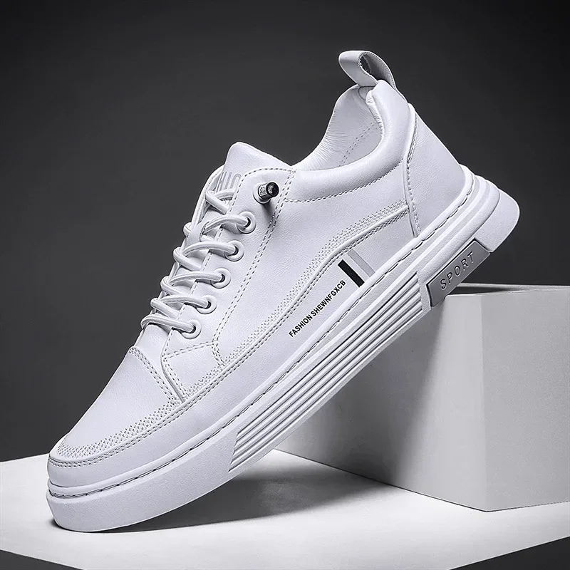 Fashion Versatile Men Shoes Spring autumn New Mens Board Shoe Simple Thick Soled Men Casual Shoe Comfort Breathable Single Shoes