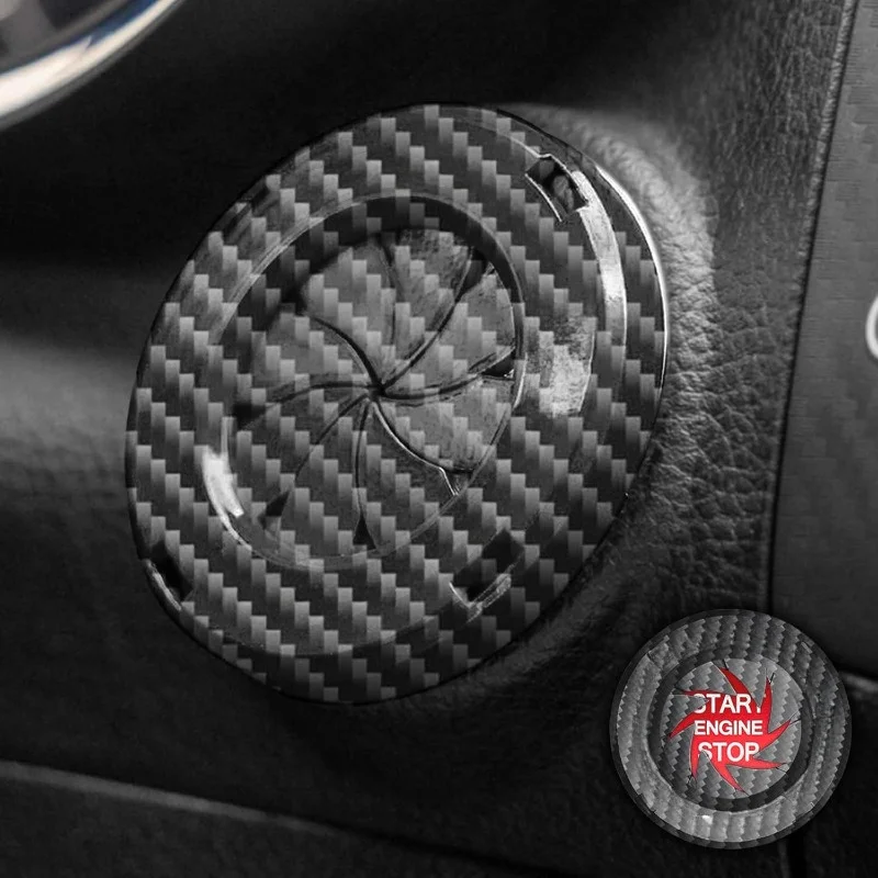 

Car engine start and stop button cover, general vehicle interior decoration, key start protection cover