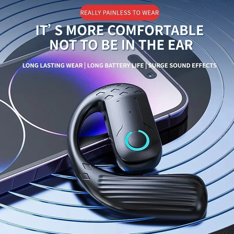 Wireless Bluetooth Headphones With Microphone Air Conduction Earphones Handsfree Noise Canceling Headset For Driving Audifonos