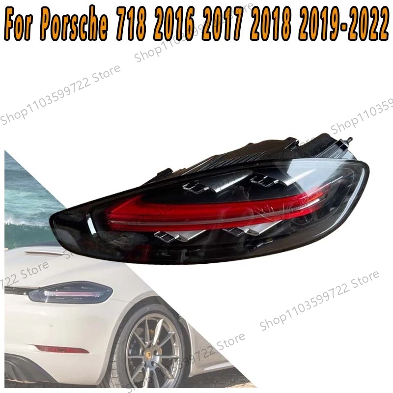 

Для Porsche 718 2016 2017 2018 2019 2020 2021 2022 задние фонари заднего хода стоп-сигналы поворот мигающие фары в сборе