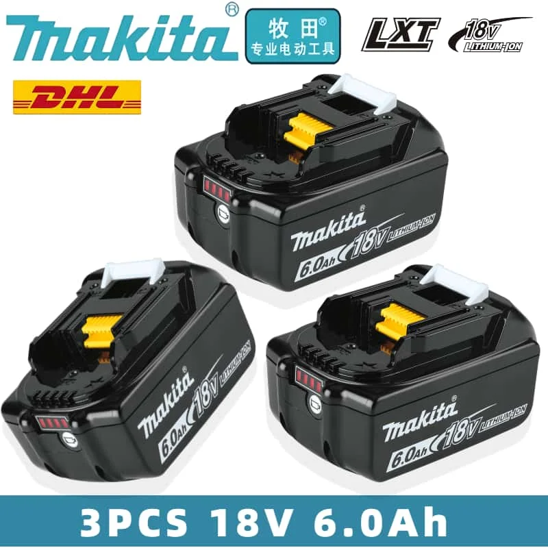 

DHL ship Makita 18V Batterysuitable For Makita 18v 6Ah BL1830 BL1830B BL1840 BL1840B BL1850 BL1850B Power Tools Battery✅