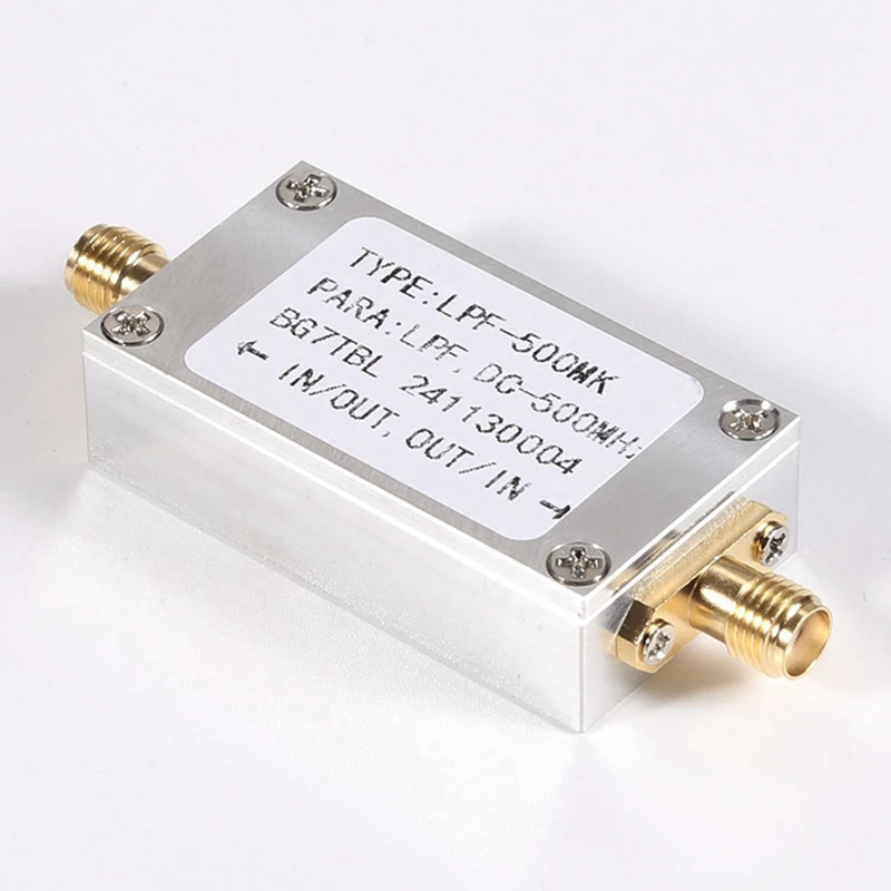 

LPF-500MK LC Low-Pass Filter DC-500MHz, with SMA Connector,JAS