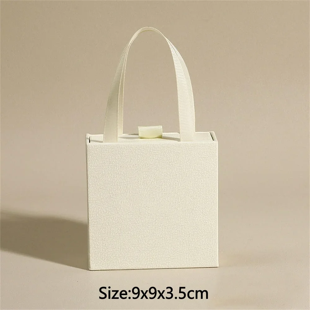 Jewelry Box With Tote Bag for Earring Ring Storage