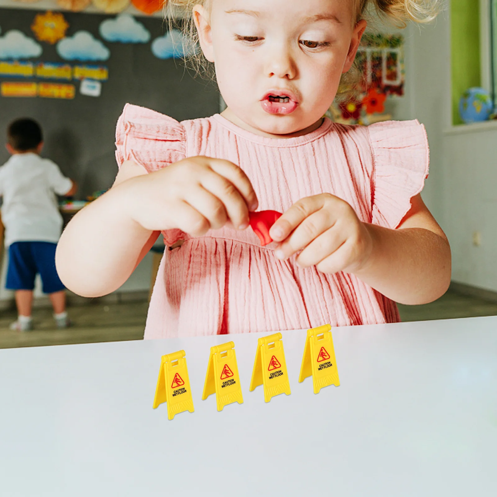 15Pcs Realistic Miniature Traffic Sign Set for Kids Interactive Road and Parking Barriers Tiny Toys