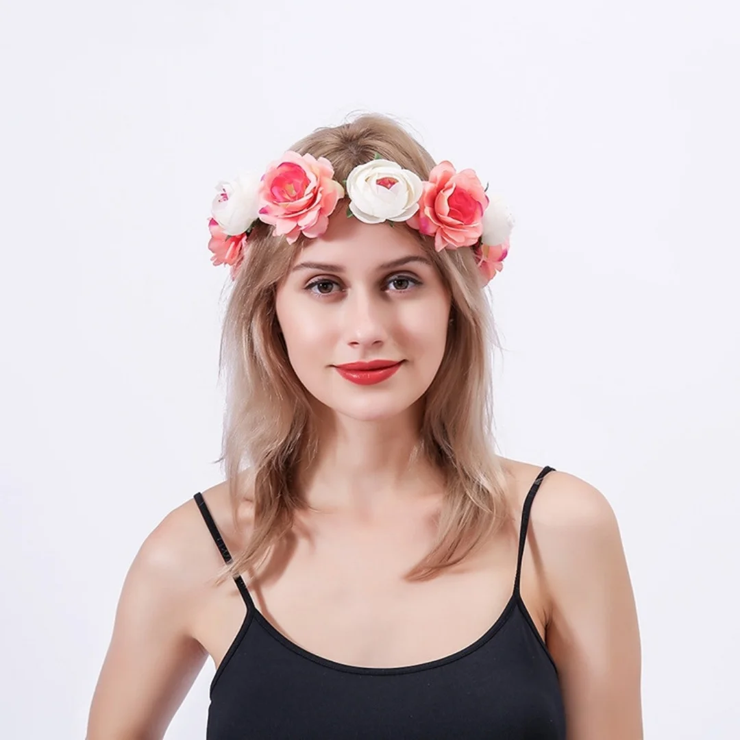 

Головной убор ручной работы, свадебный головной убор, свадебная корона для праздничного наряда, пляжный отдых, фотосессия