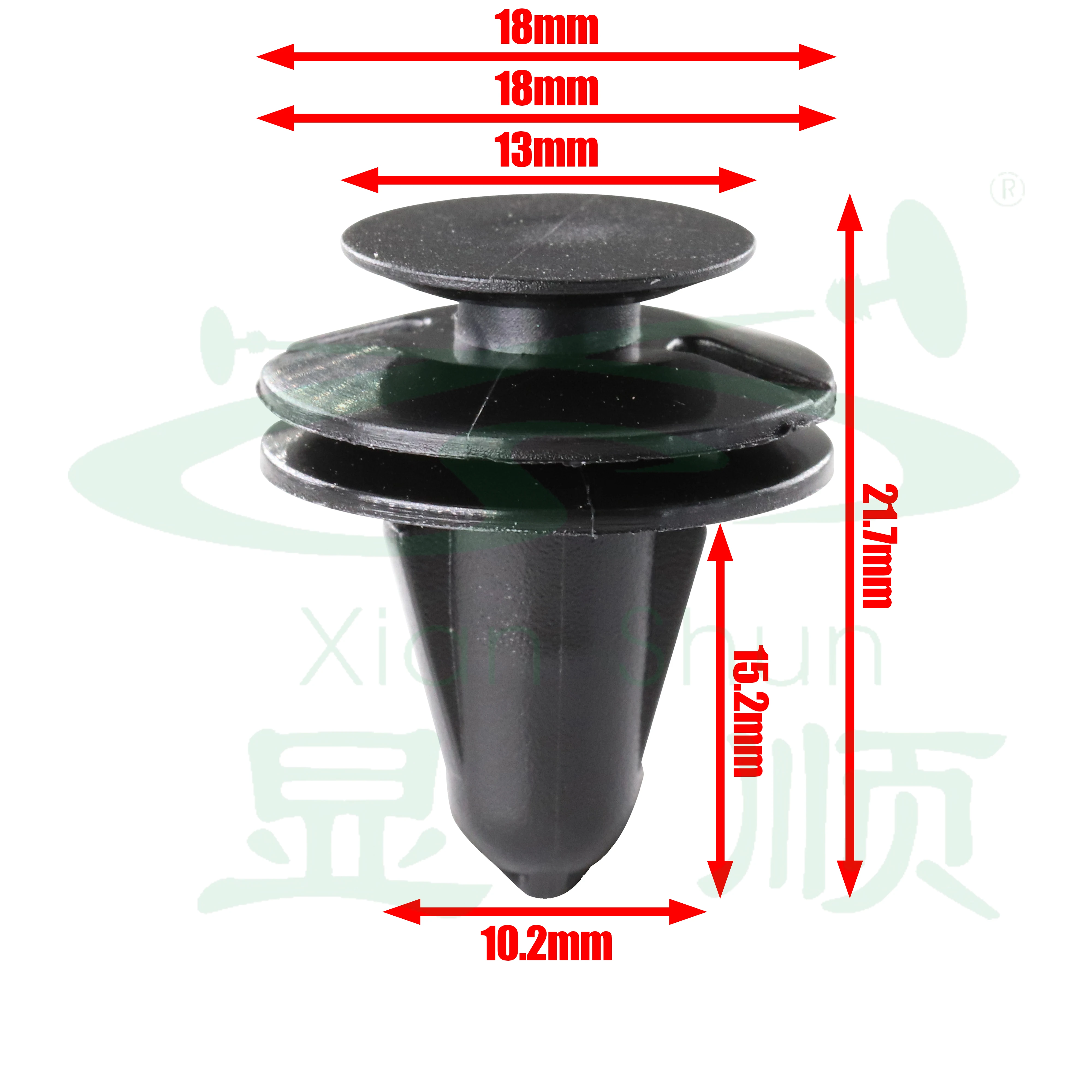 10/20/50Pcs Black POM Door Panel Interior Replacement Parts Car Fastening Clips Car Accessories For Ford 1044806 2