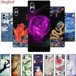 3D Emboss Case For Sony Xperia 10 VI Phone Case Relief Shockproof Silicone Soft Coque For Sony Xperia 5 V 10 VI Back Cover Case