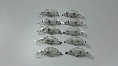 10pcs Unpainted Crankbait Fishing  Lure Body 57mm 3.3G Blank lures JS#96