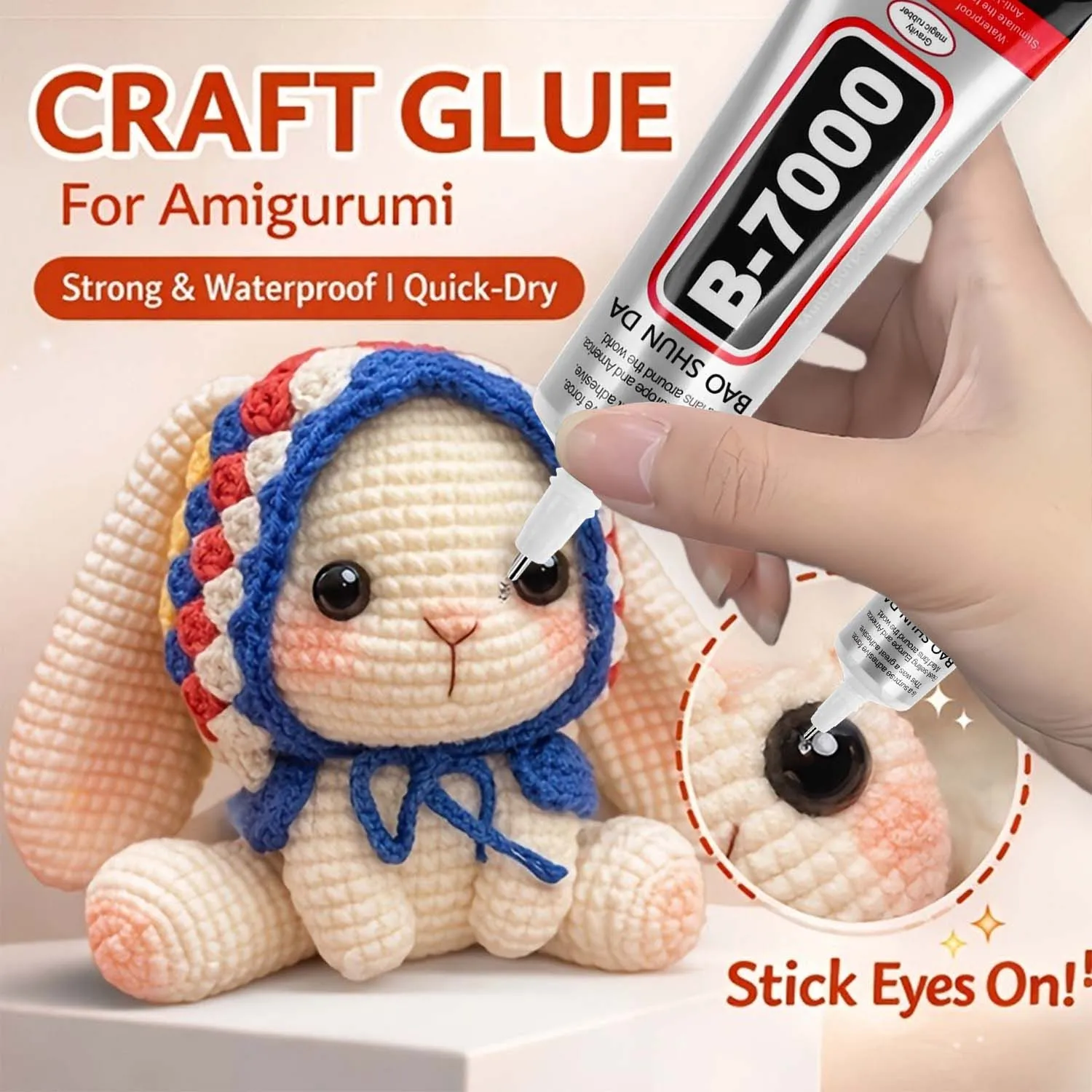 Strong Fabric Glue Transparent Odorless Quick Dry Fabric Patching Glue Multipurpose Waterproof Fabric Sewing Glue Repair Tool.