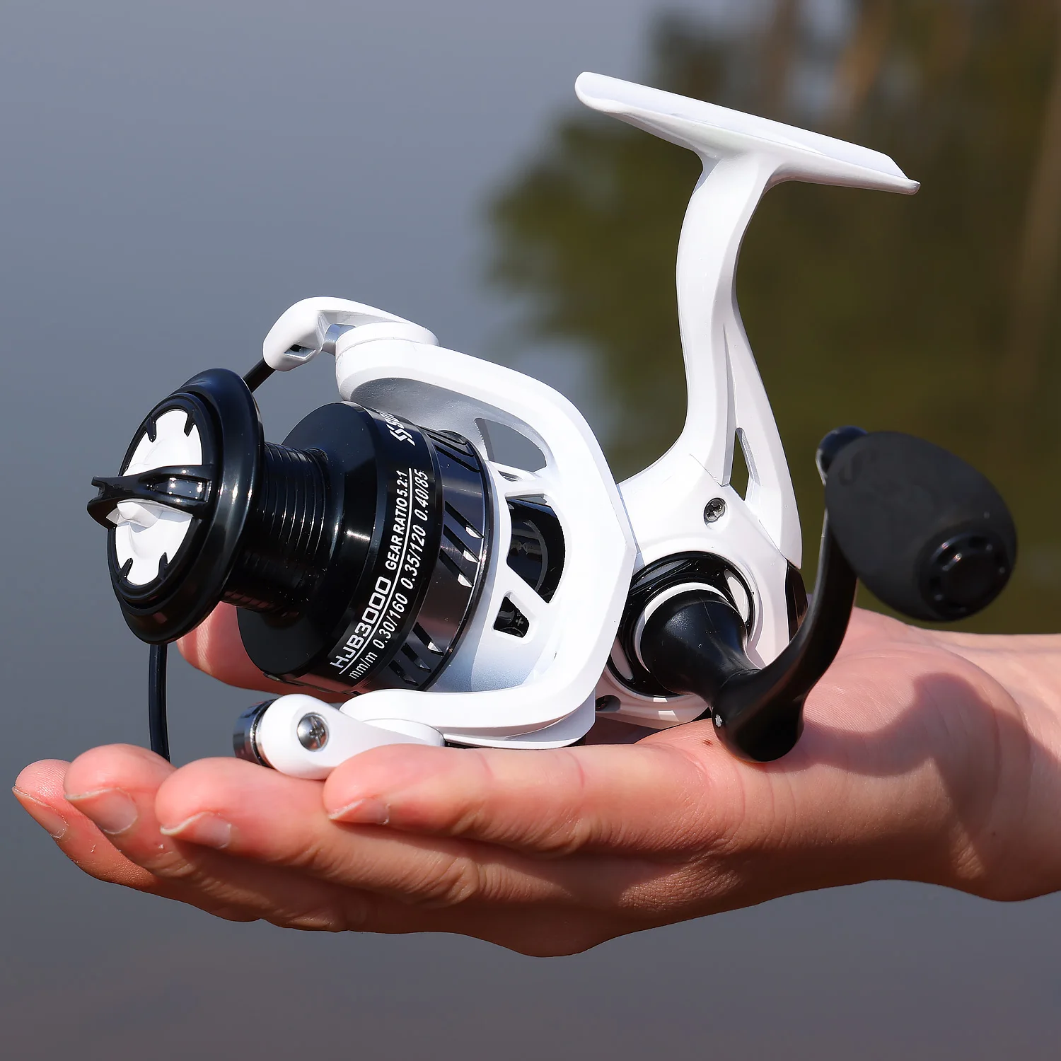 Sougayilang-子供用2000高速スピニングフィッシングリール,3000: 1比率