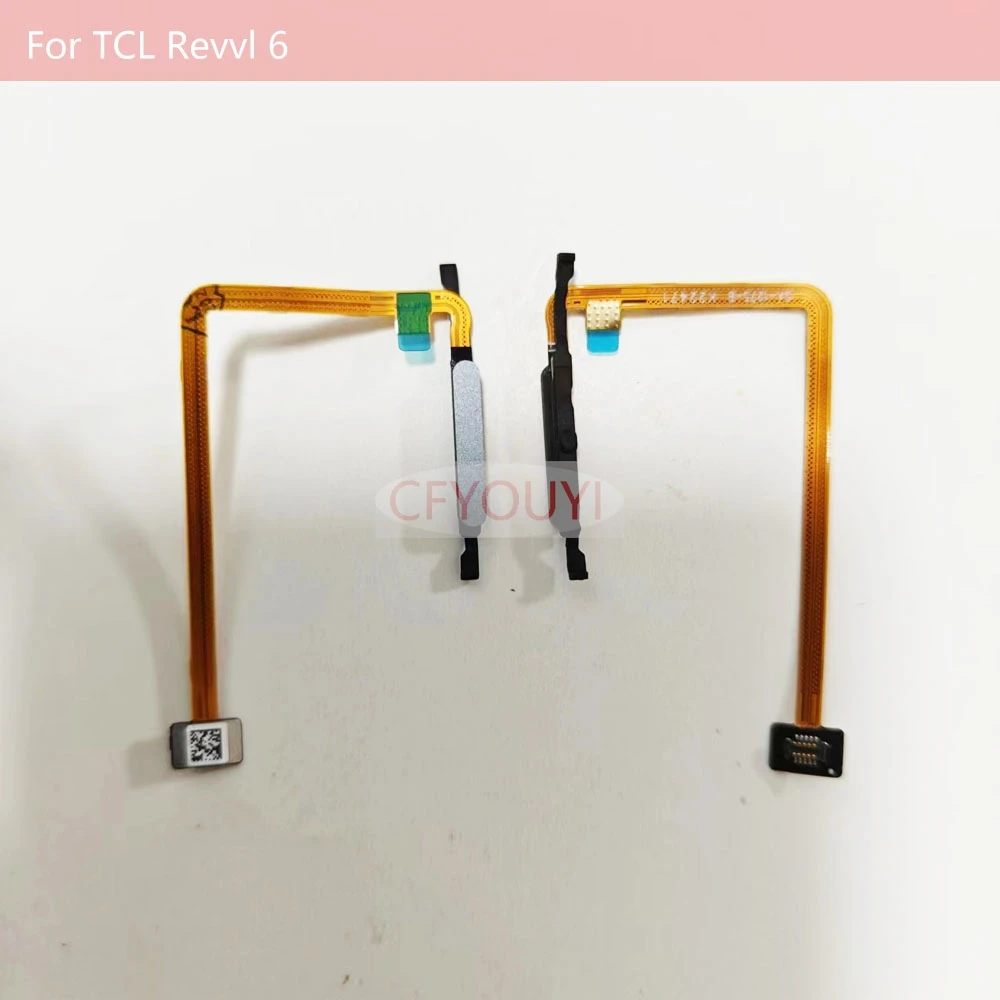 For TCL Revvl 6 Fingerprint Sensor Flex Cable Replacement Part - Grey Color