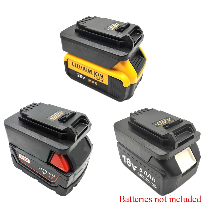 

Battery Adapter for Dewalt/Milwaukee/Makita 18-20V Batteries Converting To for Black&Decker/Porter&Cable/Stanley 18-20V Tools