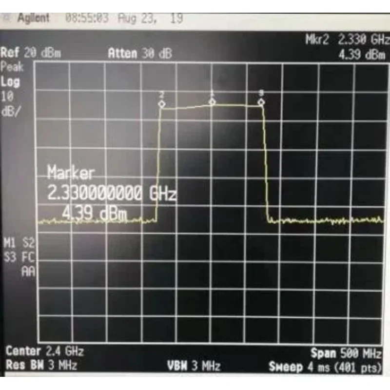 2.4G WIFI Interference Source Sweep Frequency Signal 2.4G  Source Automatic  Upgrade