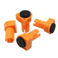 8pcs 19mm 20mm Workbench Tenon Stopper Anti-Slip Practical Tool Workbench Peg Brake Stops Clamp Precision EVA Rubber