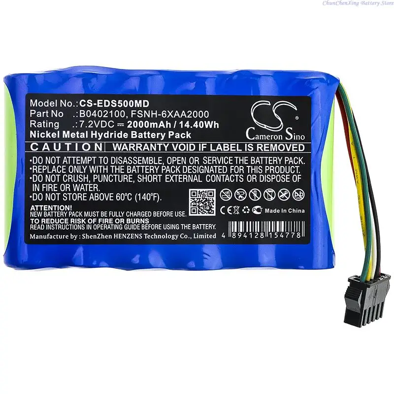 

2000mAh Medical Battery B0402100, FSNH-6XAA2000 for EDAN SD5, SD6