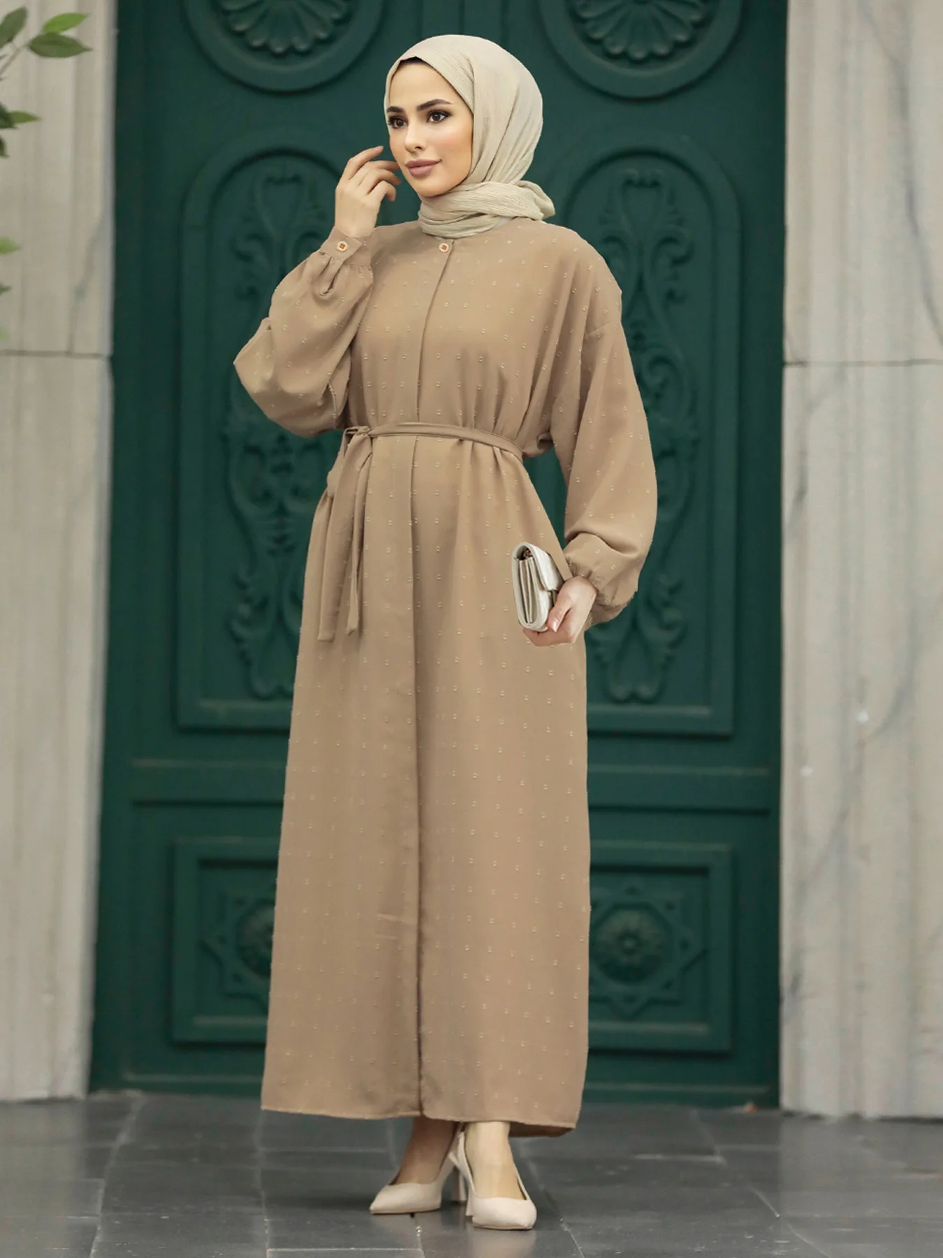 

Abaya for 2024 Fashion Women Muslim Casual Kimono Long Maxi Dress Turkey Dubai Arab Eid Party Gown Ramadan Femme Jalabiya Caftan